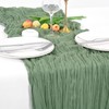 8 Pack 10Ft Cheesecloth Table Runner Sage Green, 20 x