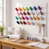 Xuhal 24 Pack Pegboard Spool Hooks for 1/4" Pegboard Organizer