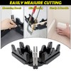 2-in-1 Mitre Measuring Cutting Tool,Miter Saw Protractor and 85-180°Angle Finderfor