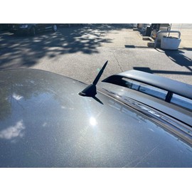 Bullet Style Antenna Mast for Mitsubishi Lancer 2003-2007, Black Automotive Antenna Replacement for Cars, Trucks & SUV - AM FM Radio Compatible Car & Truck Exterior Accessories for Men & Women 4.25''