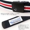 Gevard Black Buckle Belt, Center Line, Made in Japan, GI