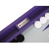 16-inch Premium Backgammon Set - Medium Size - Purple Board