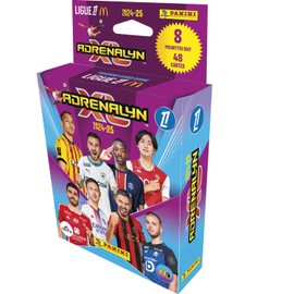 Panini Adrenalyn Ligue 1 McDonald's 2024-2025 Trading Cards Game Blister 8 Cases, 004843KBF8