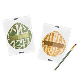 POFET Large Teardrop Shape Makeup Powder Puffs 2 Pieces Concealer Brush 3 Seconds Makeup Wet Dry Makeup Tool