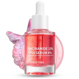 Evolvique 10% Niacinamida+ 4% Txa Serum - Suero De Niacinamida Para Rostro - Cuidado De La Piel Reductora De Enrojecimiento - Cuidado De La Piel Facial Para Reafirmar, Suavizar, Nutrir - Minimizador D