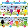 Cartoon Make a Face Stickers, 24 Pieces DIY Puzzle Stickers,