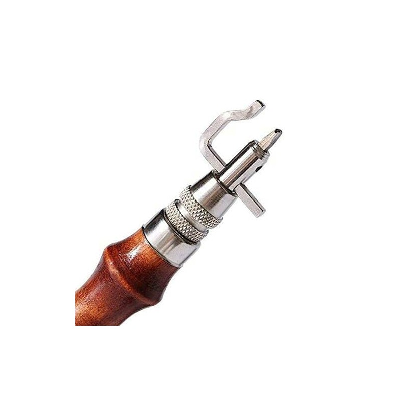 7pcs ZLY Leather Craft Stitching Groover Skiving Edger Beveler Leather