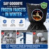  Insulated Outdoor Faucet Cover for Winter – Waterproof Reusable