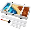 Large Reusable Epoxy Resin Mold 24×14×3 Adjustable Clamping System –