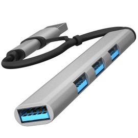 SGIN USB Type C Hub Multiport Adapter, 4 IN 1 USBC Hub USB Ports, USB C Hub Splitter for Laptops and PC Computer
