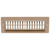 Valterra A10-3365VP Light Brown Heat and A/C Floor Register (2-1/4"
