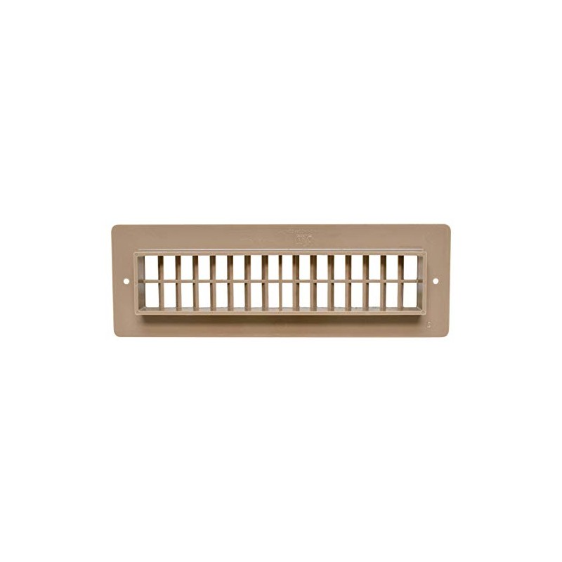 Valterra A10-3365VP Light Brown Heat and A/C Floor Register (2-1/4"