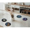 4 x Round Dragon Coasters - Mythical Cartoon Funny Men