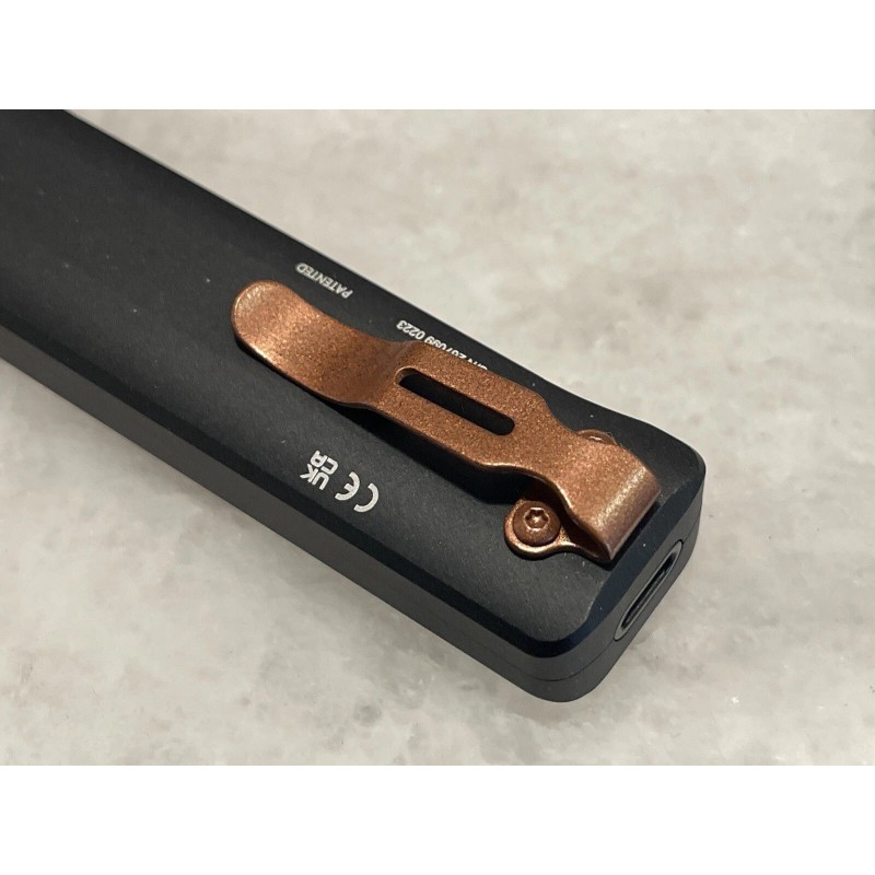 DH Copper Pocket Clip & Torx Screws For Streamlight Wedge