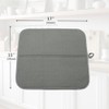 ABAZANA Foldable Dish Drying Microfiber Mat, 15 x 17 inches