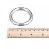 sourcing map 316 Stainless Steel Round Ring Welded O-Rings 40mm(1.57")