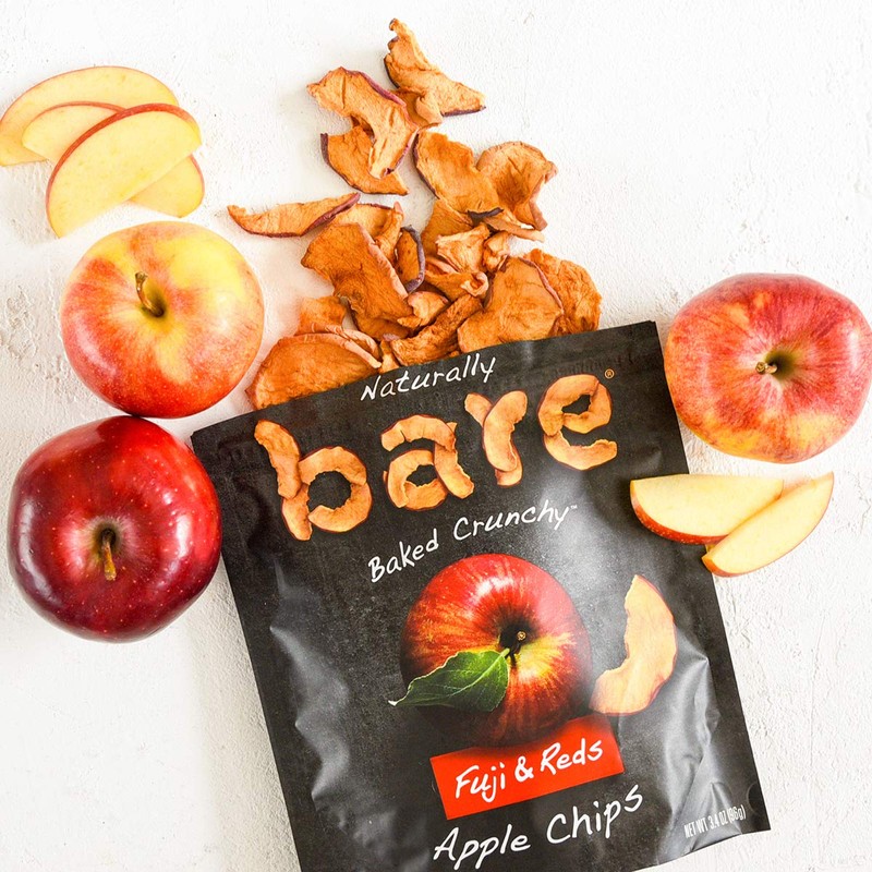 Bare Baked Crunchy, Apples Fuji & Reds, 0.53 Ounce (Pack