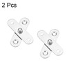 uxcell 2 Sets Stainless Steel 360 Degree Rotating Door Pivot