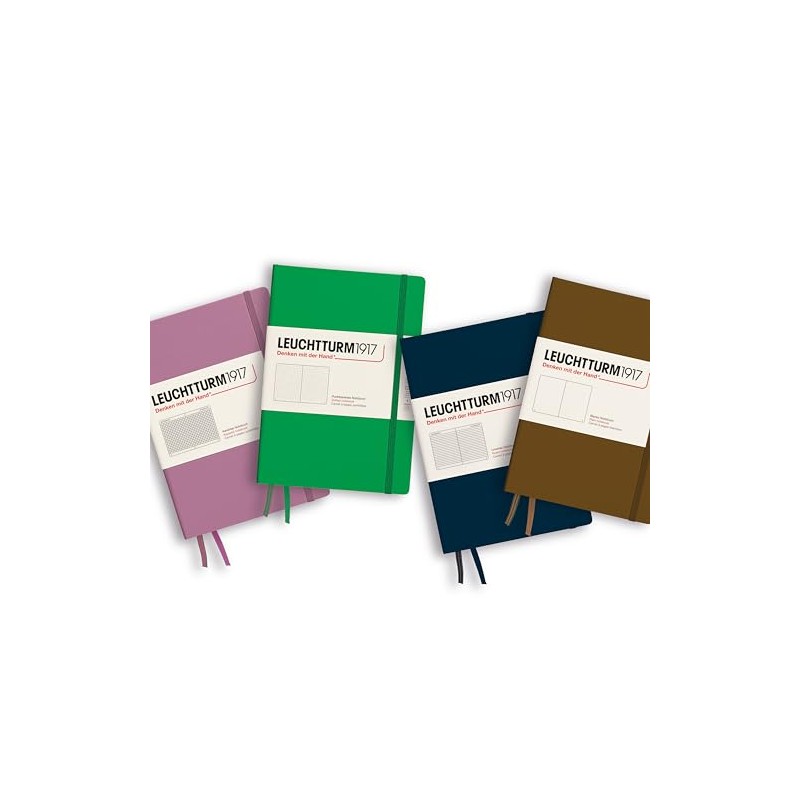 LEUCHTTURM1917 372186 Notebook Medium A5, Hardcover Writing Book, 251 Numbered