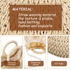 Frienda Straw Tote Bag Summer Beach Bag Handmade Straw Rattan