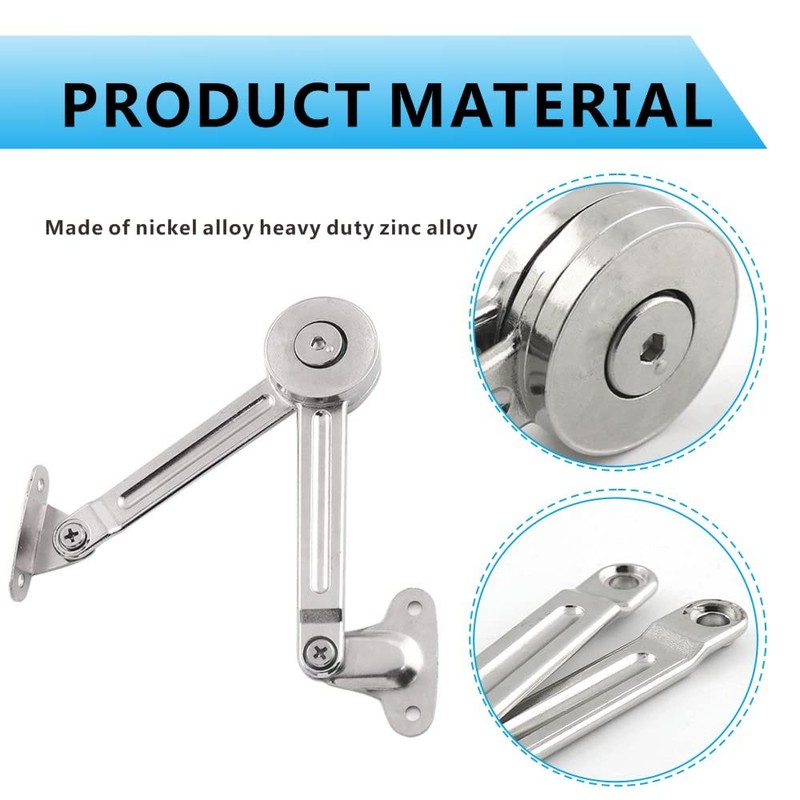 Heavy Duty Lid Stay Hinge Door Open Upward and Downward