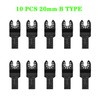 10Pcs Oscillating Saw Blade Imperial Standard High Carbon Steel Universal Multitool Blades Kit 10mm