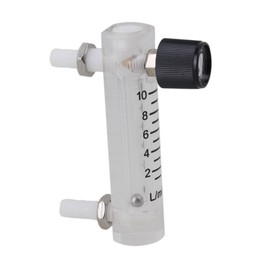 CNBTR LZQ-3 0-10 LPM Tube Type Acylic Flowmeter Gas 8mm Hose Fitting Oxygen Flowmeter Regulator Flow Meter