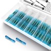 100 Pcs Heat Shrink Butt Connectors, 16-14 AWG Waterproof Electrical