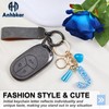ANHBKAR Alphabet Initial Letter Keychain Cute Heart Resin - Letter