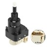 X AUTOHAUX Car Parking Brake Switch 4 Pins Brake Light
