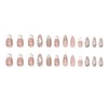 French Tip Press on Nails Long Stiletto Fake Nails with