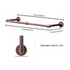 HOEMLIM Industrial Pipe Clothing Rack Wall Mounted Clothes Rack Heavy
