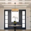 VANZARLA 4-Light Modern Farmhouse Chandelier for Dining Room, Rustic Chandelier