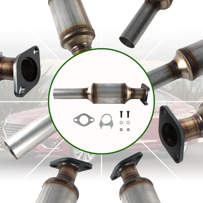 LELEHOKA High Flow Rear Catalytic Converter Compatible with Kia Soul