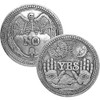 YES/NO Challenge Coin,Lucky Divination Wish Coin Decision Maker Coin Angel