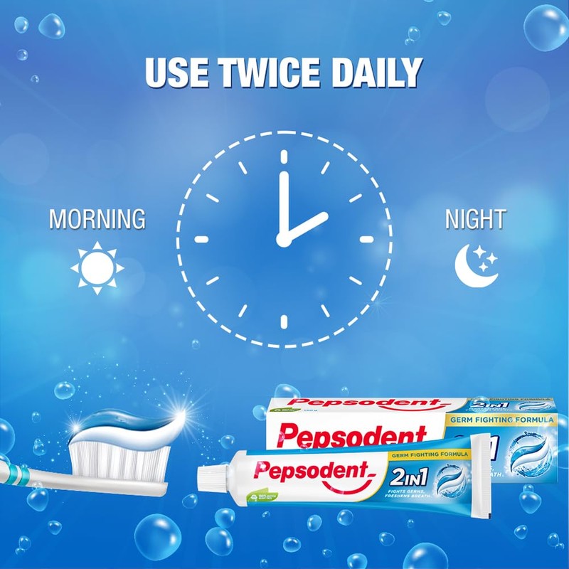 Pepsodent 2 in 1 Toothpaste 150gms