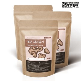Joeun Herb Domestic Roasted Jerusalem Artichoke Tea 1g x 100 Tea Bags Large Size x 3 / 조은약초 국내산 볶은 돼지감자차 1g x 100티백 대용량 x 3