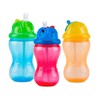 Nuby 3 Pack Boy Mega Flip It Cup with Soft