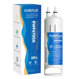 PUREPLUS EDR1RXD1 Replacement for Everydrop® Filter 1, W10295370A, EDR1RXD1B, P8RFWB2L, P4RFWB, Kenmore® 46-9081, 46-9930, WD-F38,WRS325SDHZ Refrigerator Water Filter, 1 Pack