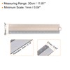 sourcing map 3pcs Folding Straight Ruler 30cm Metric Aluminum Alloy