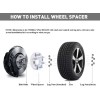 Unbranded 2pc 6x5.5 to 6x4.5 Wheel Adapters 1 Inch 14x1.5