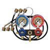 Mastercool 93524-TP Aluminum Charging Manifold with 24" Hoses R600a R290