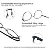 MOSTAR High Quality Hexagonal Lenses Lightweight Single Glasses without Recipe