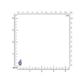 Silvershake Oval 8x6 mm African Amethyst Gemstone 925 Sterling Silver Art Neuveau Inpired Stud Earrings Jewelry for Women