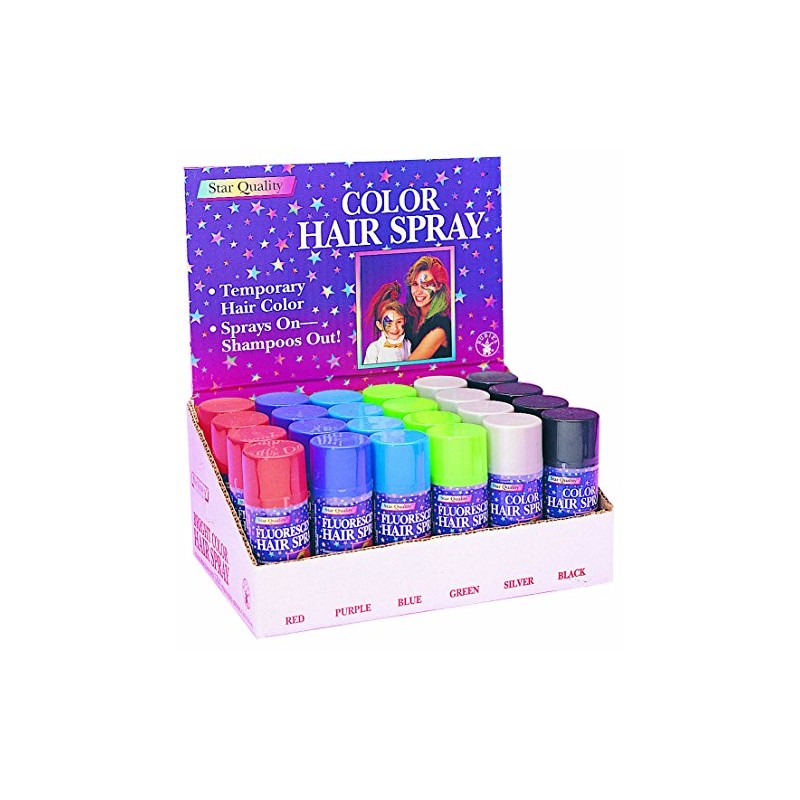 Rubies Blue Haircolor Costume Hairspray for Adults, Unisex 3 Ounces