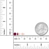 Solid 14K Rose Gold 5mm Round Created Ruby July Birthstone