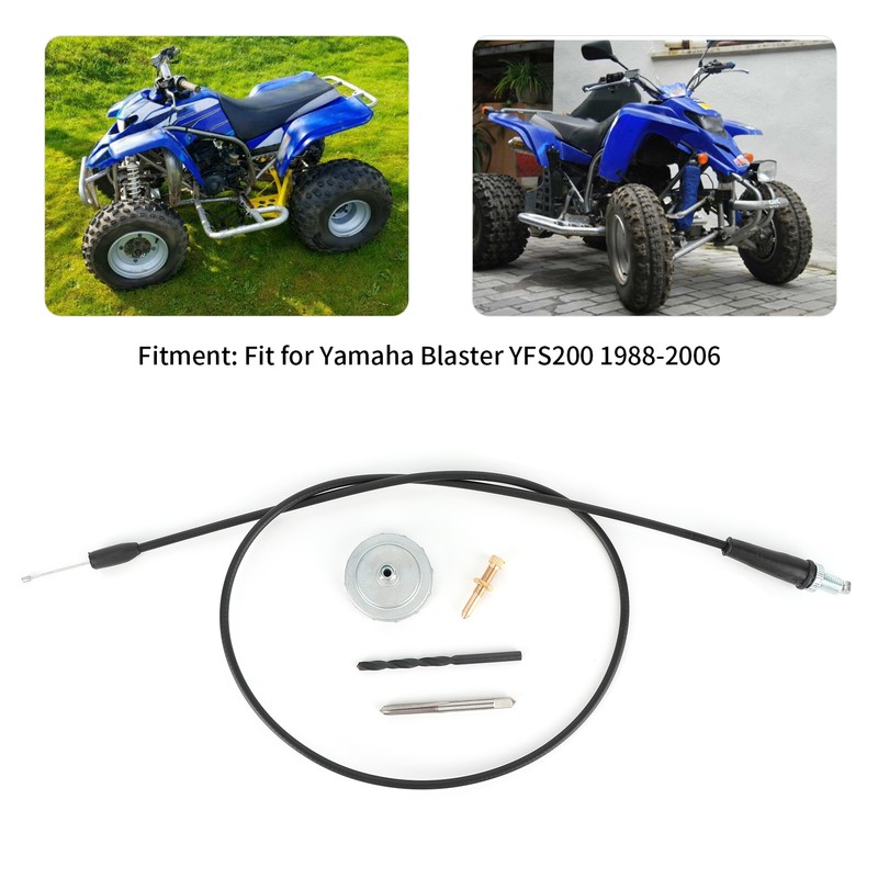 Throttle Cable Cap Idle Screw Kit 101874K Fit for Yamaha