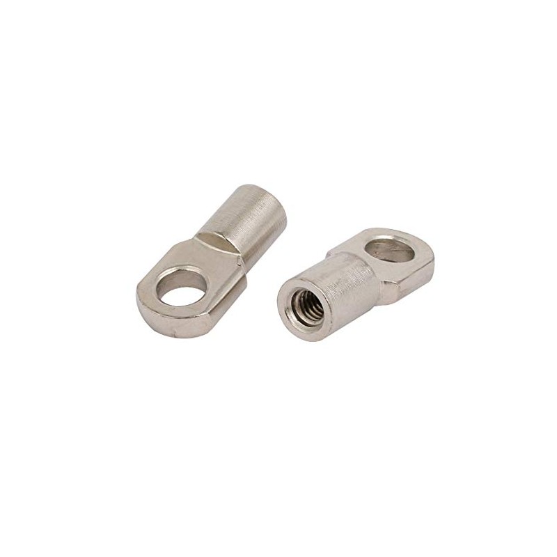 Sourcing Map Set of 3 Silver M6 Internal Thread 45