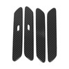Carbon Fiber Style Door Handle Cover Trim Sticker for Kia
