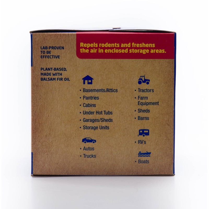 Fresh Cab Botanical Rodent Repellent - Environmentally Friendly, Keeps Mice